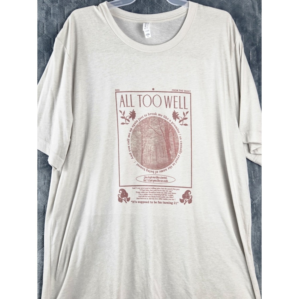 Unbranded All‎ Too Well XL T-Shirt